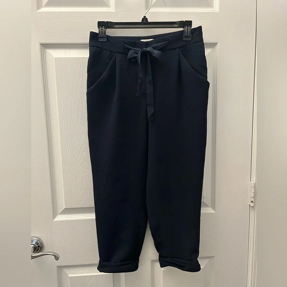 Aritzia Wilfred Allant Ankle Pants in navy blue size 0 - Picture 2 of 5